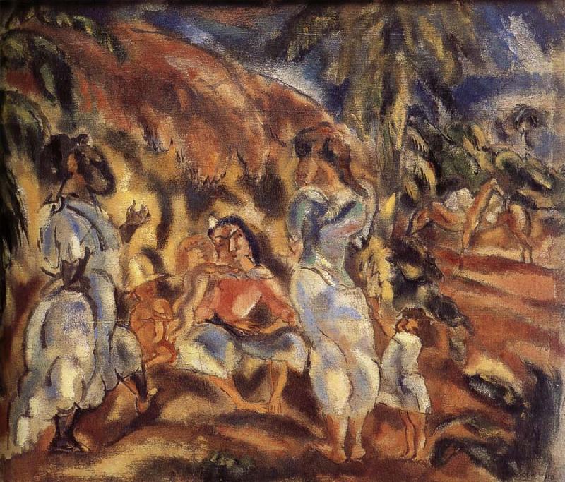 Jules Pascin Landscape of Cuba oil painting picture